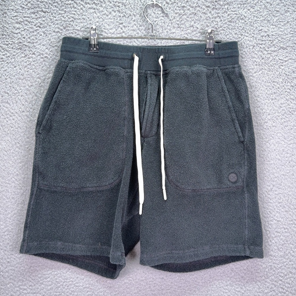 Outerknown Shorts Mens S Gray High Tide Terrycloth Lounge Athleisure Summer